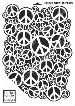 Schablone-Stencil A3 287-6001 Effect Peace